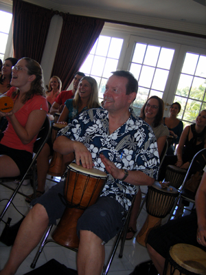 National Mortgage Company Group Training Centre Queensland teambuilding interactive entertainment drumming